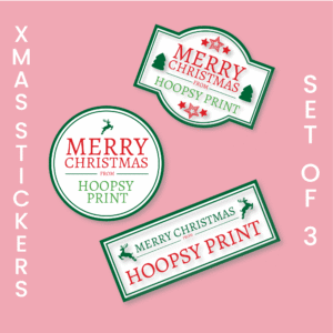 Christmas Logo Stickers